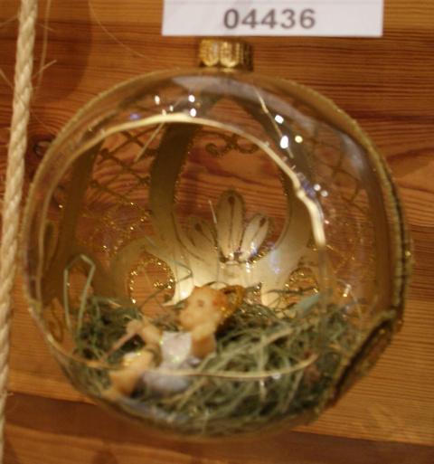 Bombka żłóbek malowana 120mm (1szt.) - różne wzory / WYSYŁKA PALETOWA Bombka żłóbek malowana 120mm (1szt.) - różne wzory / WYSYŁKA PALETOWA
