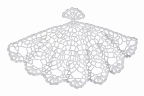 Wachlarz z koronki 15cm do powieszenia (G-590885) Wachlarz z koronki 15cm do powieszenia (G-590885)