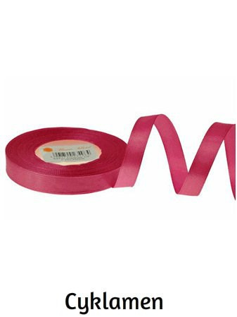 Wstążka satynowa gładka 1,2cm / 32m -50% Wstążka satynowa gładka 1,2cm / 32m -50%