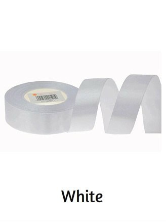 Wstążka satynowa gładka 2,5cm / 32m -50% Wstążka satynowa gładka 2,5cm / 32m -50%