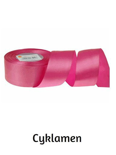 Wstążka satynowa gładka 3,8cm / 32m -50% Wstążka satynowa gładka 3,8cm / 32m -50%