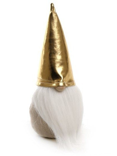 Skrzat beżowy w złotej czapce 23*10*9cm (ART10845) Skrzat beżowy w złotej czapce 23*10*9cm (ART10845)