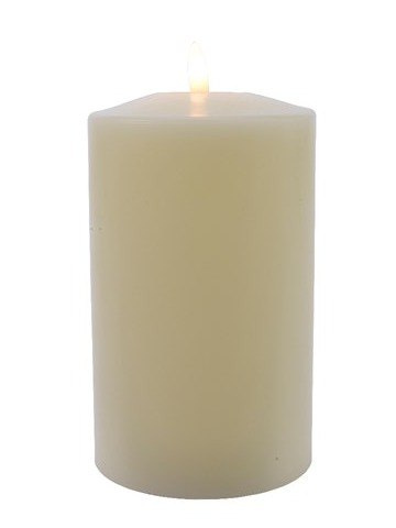 Świeca LED stearynowa 10x19cm ecru naturalny płomyk bat. 2xAA TIMER (485316)-20% Świeca LED stearynowa 10x19cm ecru naturalny płomyk bat. 2xAA TIMER (485316)-20%