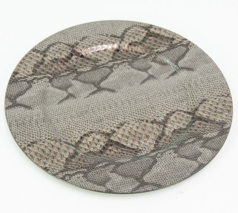 Talerz plexi wężowa skóra fi 32,5cm (ART13800)-20%
