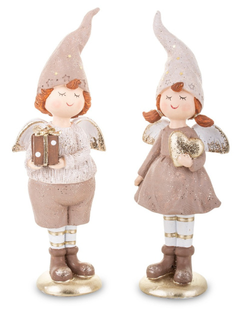 Elf chłopiec ceramiczny z paczką na podstawie (139564)-20% Elf chłopiec ceramiczny z paczką na podstawie (139564)-20%