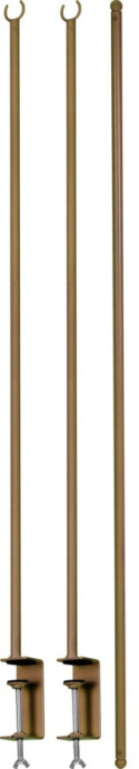 Drążek metalowy złoty do dekoracji stołu (027659) h:135*max250cm Drążek metalowy złoty do dekoracji stołu (027659) h:135*max250cm