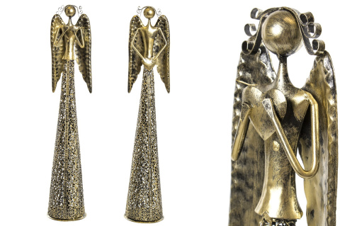 Anioł metalowy złoty 55cm ażurowy z sercem w dół (ART18394) fi 11cm-20% Anioł metalowy złoty 55cm ażurowy z sercem w dół (ART18394) fi 11cm-20%