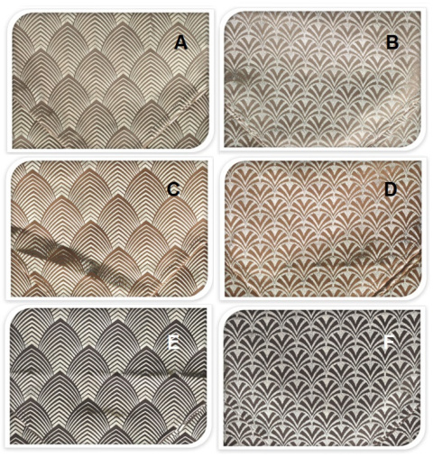 Bieżnik welurowy brązowo-złoty 32*150cm 6wzorów (008835) Bieżnik welurowy brązowo-złoty 32*150cm 6wzorów (008835)