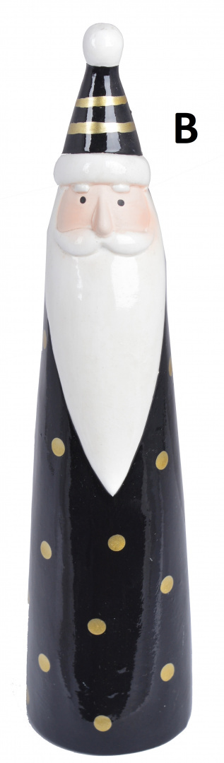 Figurka ceramiczna czarna 3wzory h:19*5*5cm (4030)-20% Figurka ceramiczna czarna 3wzory h:19*5*5cm (4030)-20%