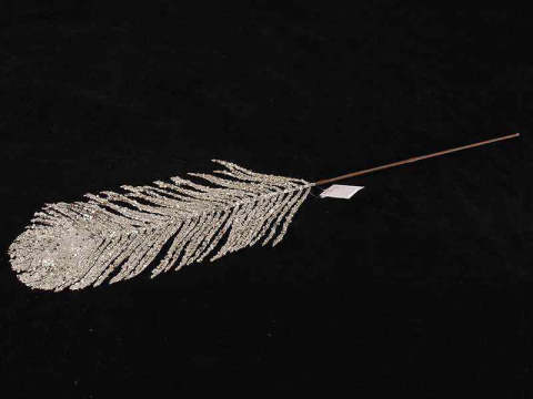 Gałązka szampańska brokatowa dł.70cm (CV16596-2) Gałązka szampańska brokatowa dł.70cm (CV16596-2)