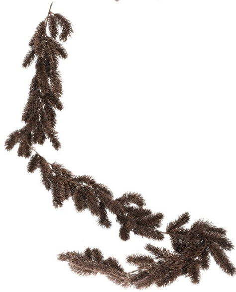 Girlanda PE 180cm brązowa z brokatem (016003) -30% Girlanda PE 180cm brązowa z brokatem (016003) -30%