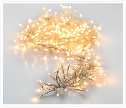 Light garland 1512LED, length 11m, warm white, transparent cable (AX8550450)