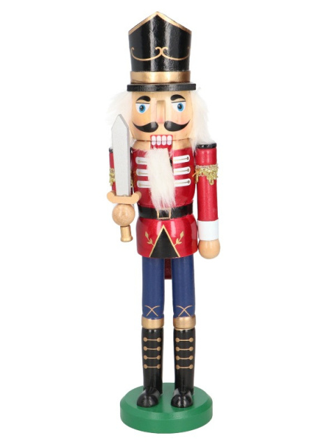 Nutcracker drewn. z mieczem 39cm (SC01M53-214)