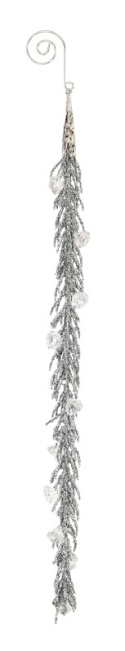Zawieszka gałązka brokatowa 35cm z diamencikami 3kolory (BX19202)-20% Zawieszka gałązka brokatowa 35cm z diamencikami 3kolory (BX19202)-20%