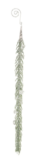 Zawieszka gałązka brokatowa 35cm z diamencikami 3kolory (BX19202)-20% Zawieszka gałązka brokatowa 35cm z diamencikami 3kolory (BX19202)-20%