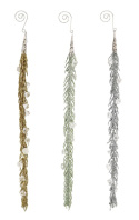 Zawieszka gałązka brokatowa 35cm z diamencikami 3kolory (BX19202)-20% Zawieszka gałązka brokatowa 35cm z diamencikami 3kolory (BX19202)-20%