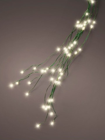 Lampki na zielonym druciku 832LED wiązka 240cm ciepłe flash (496145) Lampki na zielonym druciku 832LED wiązka 240cm ciepłe flash (496145)