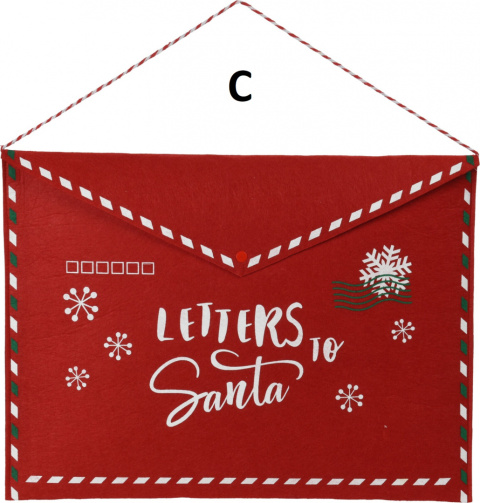 Koperta czerwony filc zapinana MAXI 2wz. (051978) h:38*50cm Koperta czerwony filc zapinana MAXI 2wz. (051978) h:38*50cm
