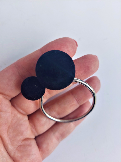 Kpl 3 obrączki złote na serwetkę, flokowane kulki 3kol. (RH9160-19GRB) h:6*4cm-50% Kpl 3 obrączki złote na serwetkę, flokowane kulki 3kol. (RH9160-19GRB) h:6*4cm-50%