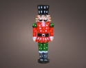 Nutcracker 118cm akryl 150LED b.zimne transformator (491237) wew/zew