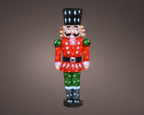 Nutcracker 118cm akryl 150LED b.zimne transformator (491237) wew/zew Nutcracker 118cm akryl 150LED b.zimne transformator (491237) wew/zew