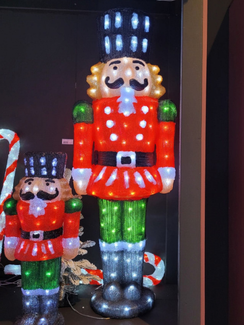 Nutcracker 118cm akryl 150LED b.zimne transformator (491237) wew/zew Nutcracker 118cm akryl 150LED b.zimne transformator (491237) wew/zew