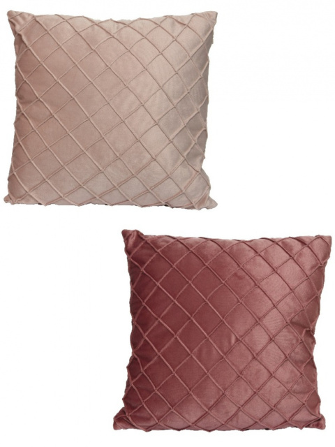 Poduszka welurowa pikowana 2kolory 40*40cm (613303)-20% Poduszka welurowa pikowana 2kolory 40*40cm (613303)-20%