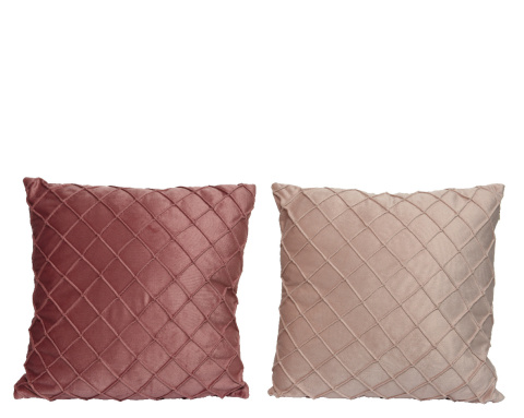 Poduszka welurowa pikowana 2kolory 40*40cm (613303)-20% Poduszka welurowa pikowana 2kolory 40*40cm (613303)-20%