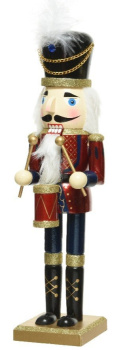 Nutcracker drewniany 89cm smukły 3wz. (550339) h:89*19*16cm