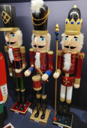 Nutcracker drewniany 89cm smukły 3wzory (550339)