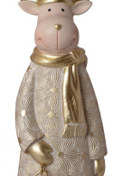 Figurka ceramiczna renifer złoty z metalową choinką (3560) Figurka ceramiczna renifer złoty z metalową choinką (3560)