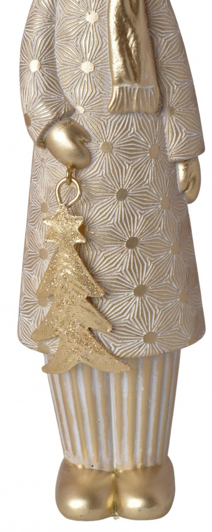 Figurka ceramiczna renifer złoty z metalową choinką (3560) Figurka ceramiczna renifer złoty z metalową choinką (3560)