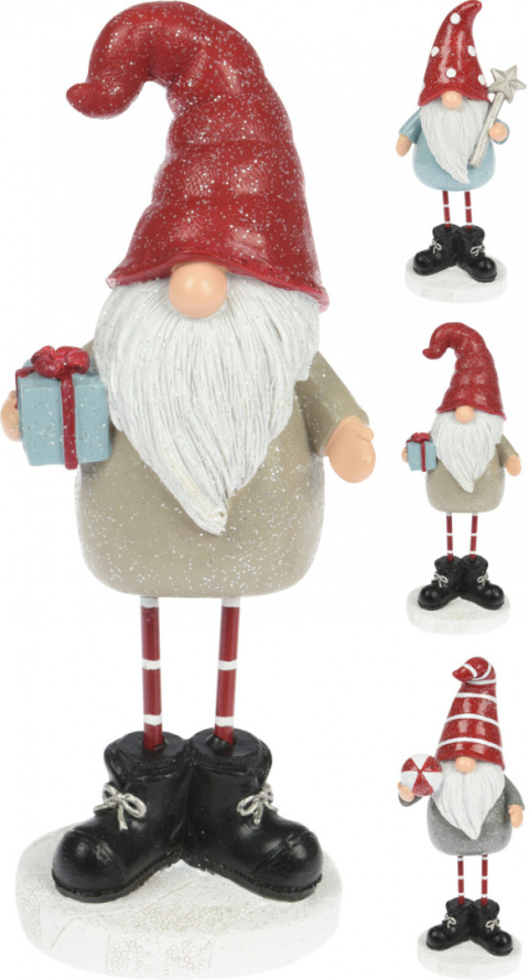 Skrzat ceramiczny 21cm na metalowych nogach 3wzory (064696)-20% Skrzat ceramiczny 21cm na metalowych nogach 3wzory (064696)-20%