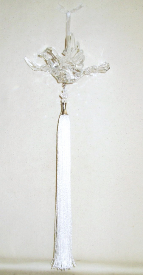 Ptak akrylowy z białym chwostem 50*23cm (PS0327)-20% Ptak akrylowy z białym chwostem 50*23cm (PS0327)-20%