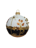 Bombki 100mm dekorowane ornament kpl.4szt: NATURA