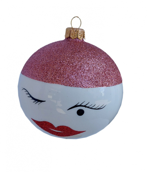 Bombki 120mm dekorowane ornament kpl.4szt: OCZKO Bombki 120mm dekorowane ornament kpl.4szt: OCZKO