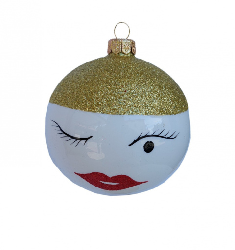 Bombki 120mm dekorowane ornament kpl.4szt: OCZKO Bombki 120mm dekorowane ornament kpl.4szt: OCZKO