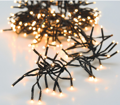 Girlanda świetlna 768LED dł.5,5m biała ciepła czarny przewód(AX8550130)