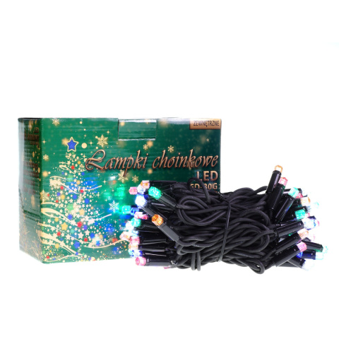 Lampki 80LED+gn kolorowe zewnętrzne Lampki 80LED+gn kolorowe zewnętrzne