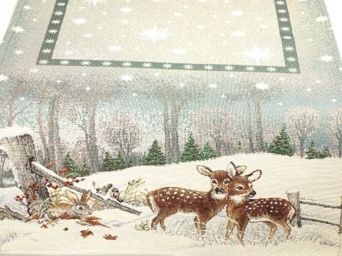 Bieżnik gobelinowy 40x100cm Sarenki w lesie (SW212)