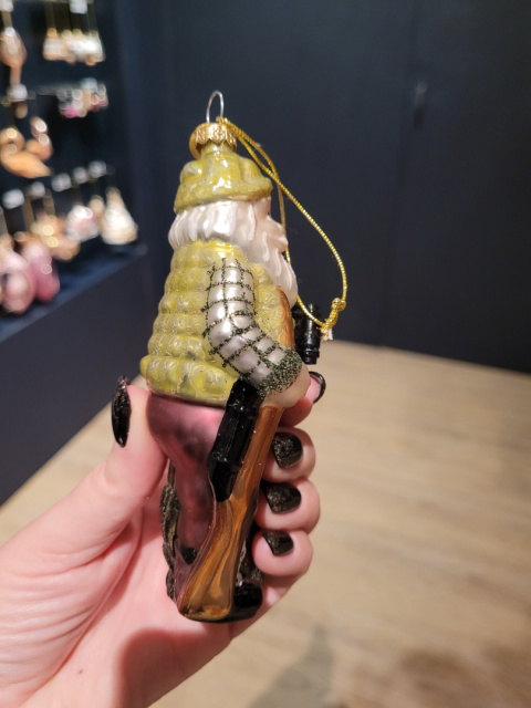 Bombka: Mikołaj myśliwy (121555) Bombka: Mikołaj myśliwy (121555)