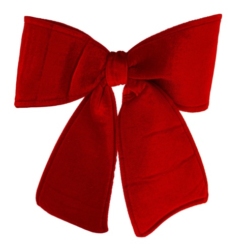 Kokarda welur czerwona duża (159037) Kokarda welur czerwona duża (159037)