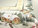 Obrus gobelinowy Świąteczne miasteczko 140x240cm (SW247)