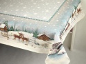 Obrus gobelinowy kwadrat 100x100cm Sarenki w lesie (SW212)