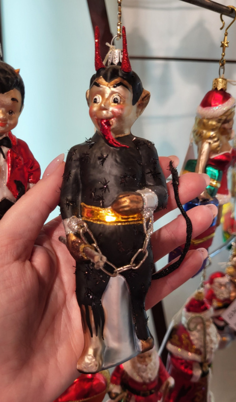 Bombka formowa: Krampus diabeł (101) H Bombka formowa: Krampus diabeł (101) H