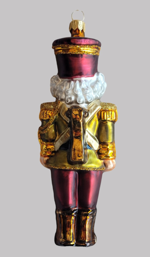 Bombka formowa: Nutcracker bordo mat (247) SE Bombka formowa: Nutcracker bordo mat (247) SE