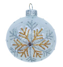 Bombki 100 dekorowane ornament op.4szt.: PIERWSZA GWIAZDKA Bombki 100 dekorowane ornament op.4szt.: PIERWSZA GWIAZDKA