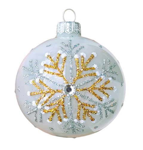 Bombki 100 dekorowane ornament op.4szt.: PIERWSZA GWIAZDKA Bombki 100 dekorowane ornament op.4szt.: PIERWSZA GWIAZDKA