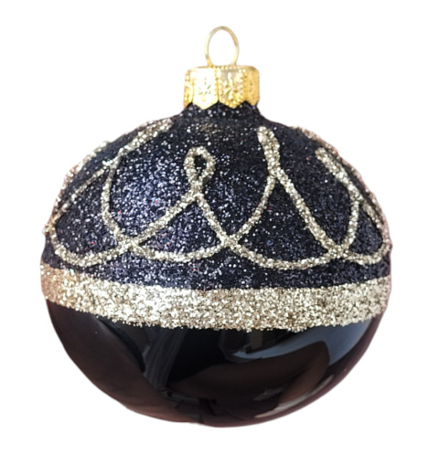 Bombki 120 dekorowane ornament op.4szt.: KRÓLOWA NOCY Bombki 120 dekorowane ornament op.4szt.: KRÓLOWA NOCY