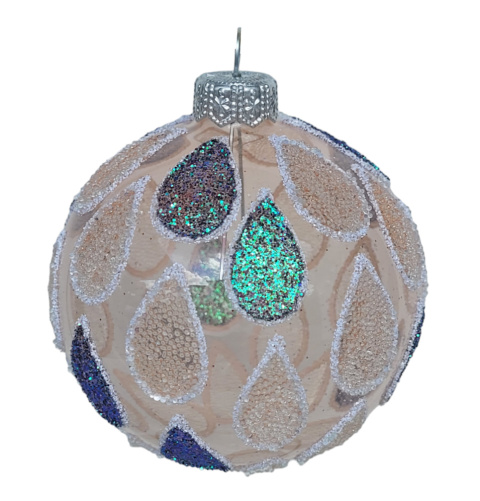 Bombki 80 dekorowane ornament op.6szt.: SYRENKA Bombki 80 dekorowane ornament op.6szt.: SYRENKA